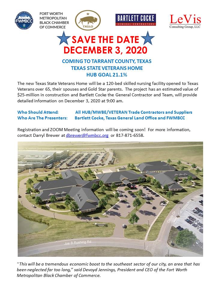 Texas State Veterans Home HUB Meeting - December 3rd