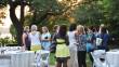 Women chatting at an event