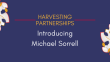 Harvesting Partnerships 