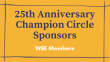25th Anniversary Champion Circle Sponsors