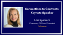 Connections to Contracts Keynote Speaker