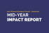 2020 Women's Business Council - Southwest Mid-Year Impact Report, words on a blue a background